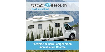 Anbieter - Camperbedarf - Beschrifte deinen Camper als Unikat! - womodecor.ch - Camperbeschriftungen